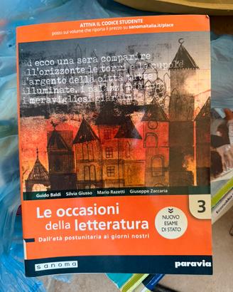 Le occasioni della letteratura- italiano
