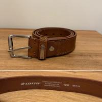 Cintura Lotto Marrone in pelle tg 95/110