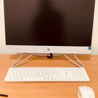 PC all in one HP bianco