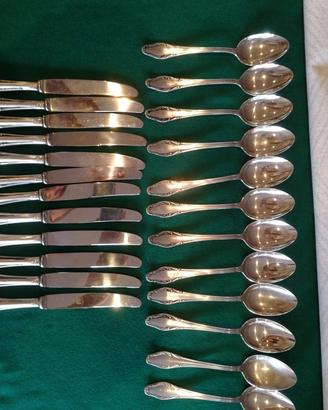 servizio posate  da 12  in acciaio  inox Calderoni