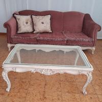 Tris salotto - divano -tavolino - poltrona 