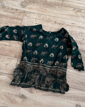 T-shirt / Blusa etnica souvenir India 🇮🇳🐘