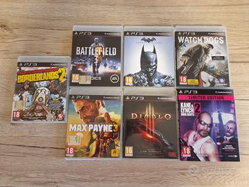 Lotto Giochi PS3 Playstation 3