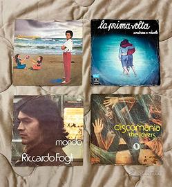 Lotto 4 Vinili 45 Giri - Musica varia anni '70/'80