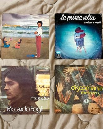 Lotto 4 Vinili 45 Giri - Musica varia anni '70/'80