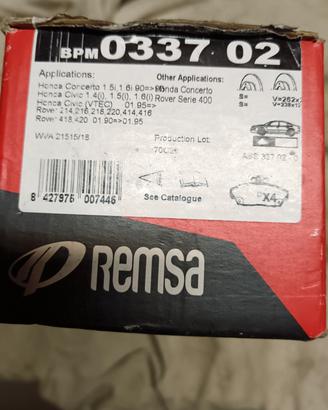 Pastiglie freno Honda Civic/Rover 1999 R E G A L O