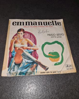 lp vinile 45 giri Emmanuelle  smoke gets in your e
