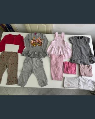 Set abbigliamento come nuovo bambina 1 anno
