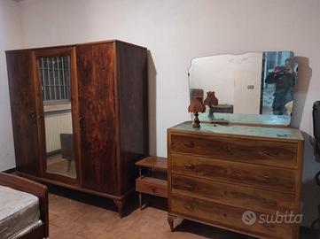 camera da letto completa in legno - GRATIS