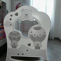 Lettino Pali Bonnie Oblo Bianco