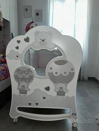 Lettino Pali Bonnie Oblo Bianco