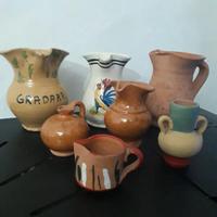 Set 7 Vasetti Caraffe mignon terracotta