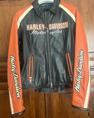 Giacca in pelle moto Harley Davidson Donna