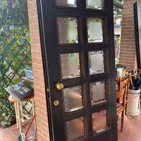 Porta battente massiccia 2 pezzi