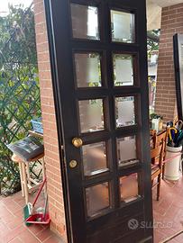 Porta battente massiccia 2 pezzi