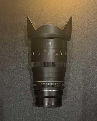 Samyang MF 35 mm T1.5 EF +adapter urth SonyE Lumix