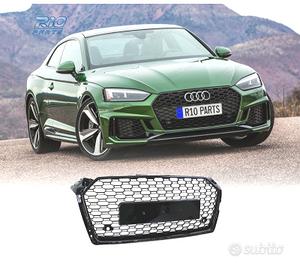 GRIGLIA AUDI A5 16-20 LOOK RS5 NERO LUCIDO PDC
