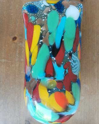 VASO IN VETRO DI MURANO ANTICA MURRINA VENEZIA