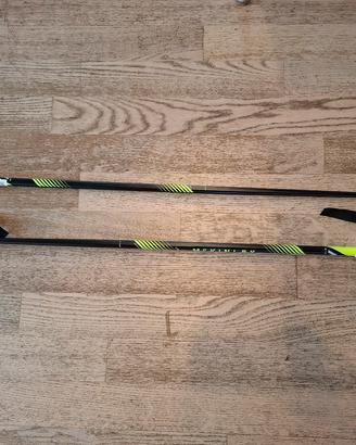 2 coppie bastoncini sci nuovi 