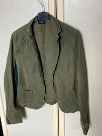 Blazer Motivi verde militare - elasticizzato
