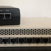 MikroTik Cloud Core Router CCR1009-7G-1C-PC + POE