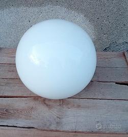 Ricambio sfera in vetro bianca lampadari collezion