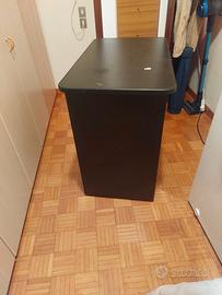 Porta TV con 2 sportellino di vetro e 2 cassette