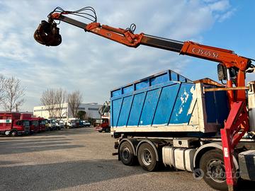 CONTAINER SCARRABILE A CIELO APERTO CON GRU + POLI
