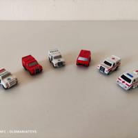 Micro Machines Police Fireman Ambulance Lot