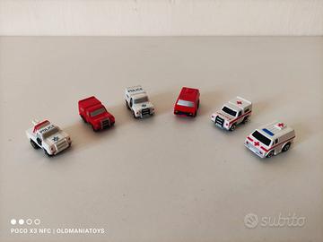 Micro Machines Police Fireman Ambulance Lot