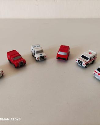 Micro Machines Police Fireman Ambulance Lot