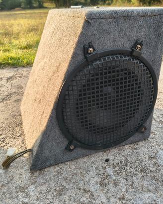 Subwoofer artigianale + amplificatore
