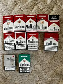 Collezione pacchetti sigarette