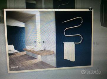 Nuovo Scaldasalviette CORDIVARI SERENA INOX LUCIDO