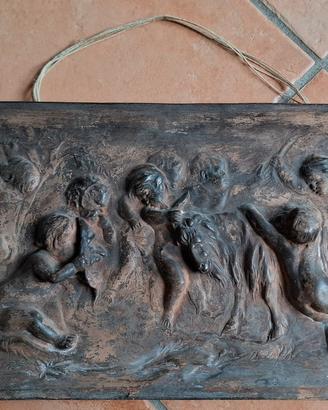 Quadro fornello bassorilievo 