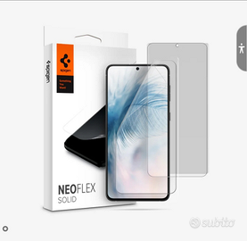 Spigen Cover Liquid Air+Pellicolla Galaxy S21