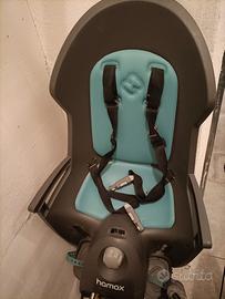 Seggiolino bici posteriore per bambinigrigio/azzu