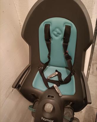 Seggiolino bici posteriore per bambinigrigio/azzu