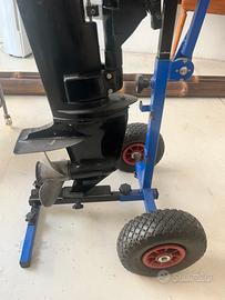 Carrello per motore marino pieghevole