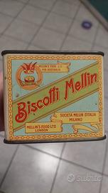 scatola vintage biscotti mellin 