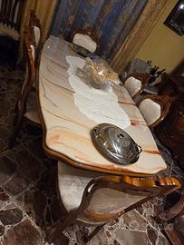 mobili stile barocco radica di noce