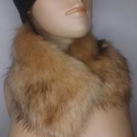 collo volpe beige 