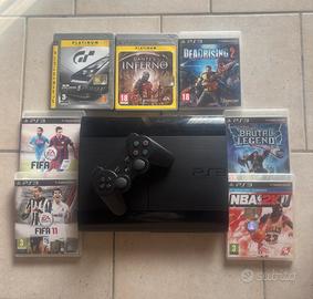Playstation 3 ultraslim con 7 giochi inclusi