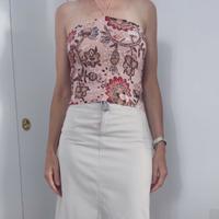 Top fantasia in viscosa