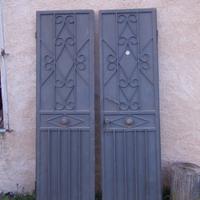 PORTONE   RINFORZATO  IN  FERRO - 2  ANTE