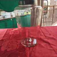 Vaso in vetro anni 60 per caramelle biscotti