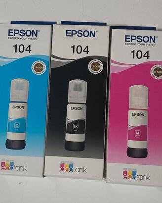 Cartucce per stampante Epson Nero, Ciano e Magenta