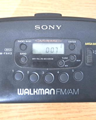 SONY Walkman Lettore Cassette Player AM/FM Radio