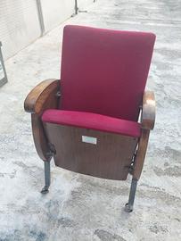 Poltrona da cinema/ teatro vintage