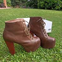 Jeffrey campbell lita marrone tg.39